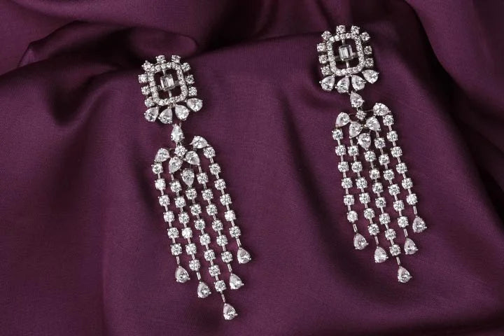 Shimmering Swarovski Crystal Danglers