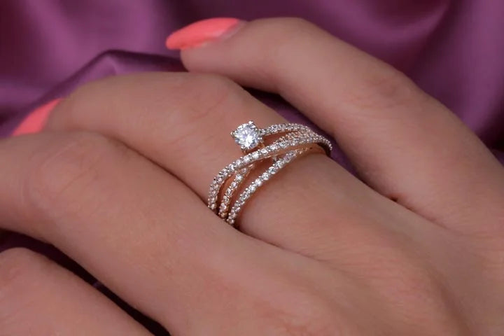 Captivating Solitaire Sparkle Ring