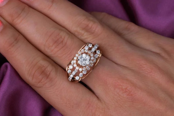 Luxe Swarovski Cocktail Ring